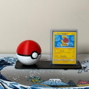 Monster Ball with display stand for slabs/toploaded/sleeved trading cards image 1