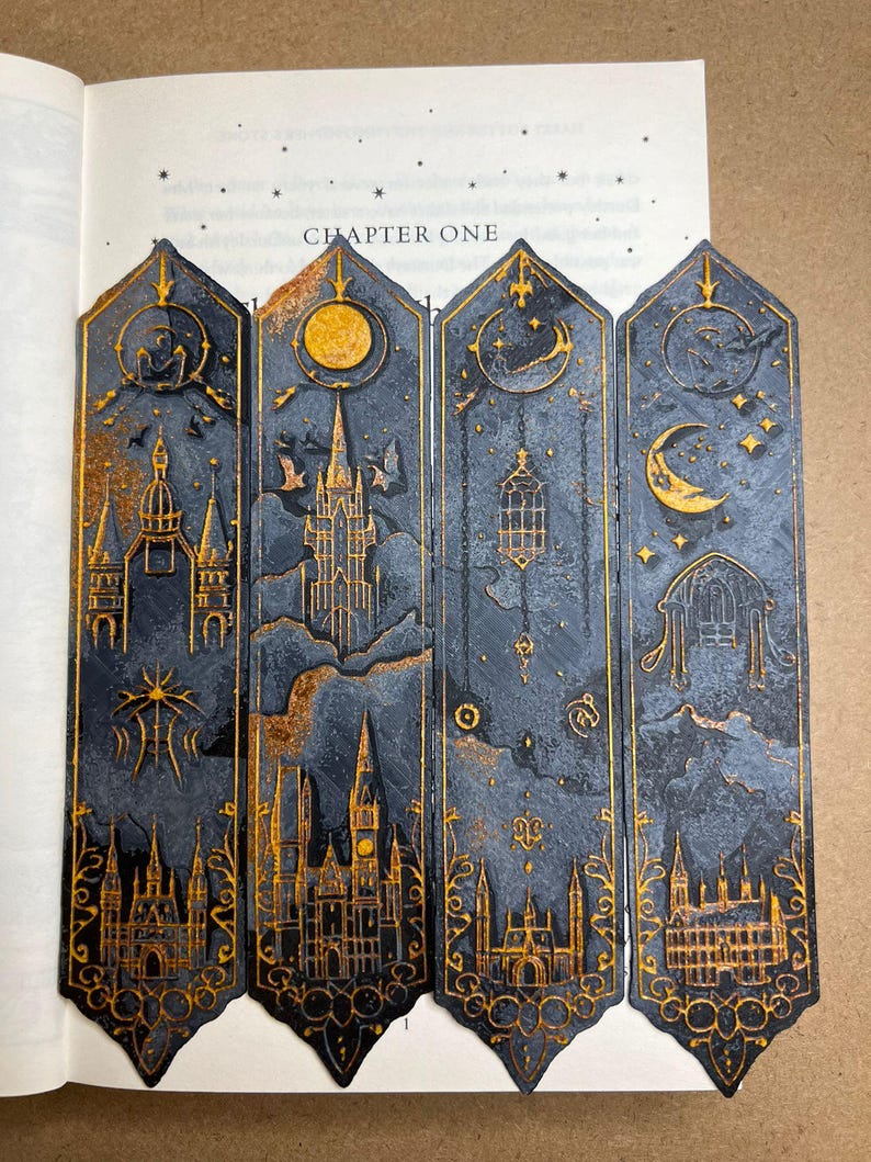 Bladwijzer Magical Fantasy Castle - Bookish Gifts, Bookclub, Booktok, Bookstagram afbeelding 2