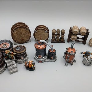 Dwarven AleWorks - EC3D 3D Printed Miniature