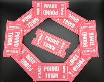One Way Ticket to Pound Town - 3D Printed Gag Gift for Your Special Someone | Fun & Quirky Valentine&#39;s Day Surprise | Multiple Colours