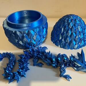 Mythical Crystal Dragon and Egg - Cinderwing3D image 3