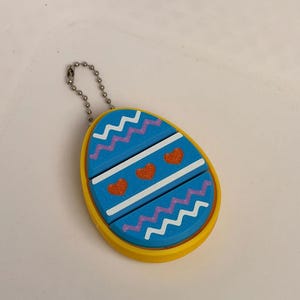 Easter Egg Fidget Keyring Set - Vibrant 3D-Printed Clickers for Tactile Feedback & Stress Relief - Ideal Easter Gift image 8