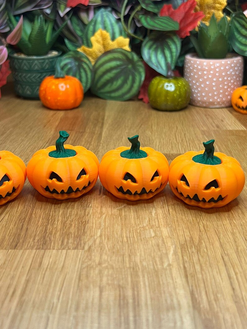 Fidget Pumpkin Spinner: regalo satisfactorio, alivio del estrés, regalo de Halloween, temporada espeluznante - McGybeer imagen 2