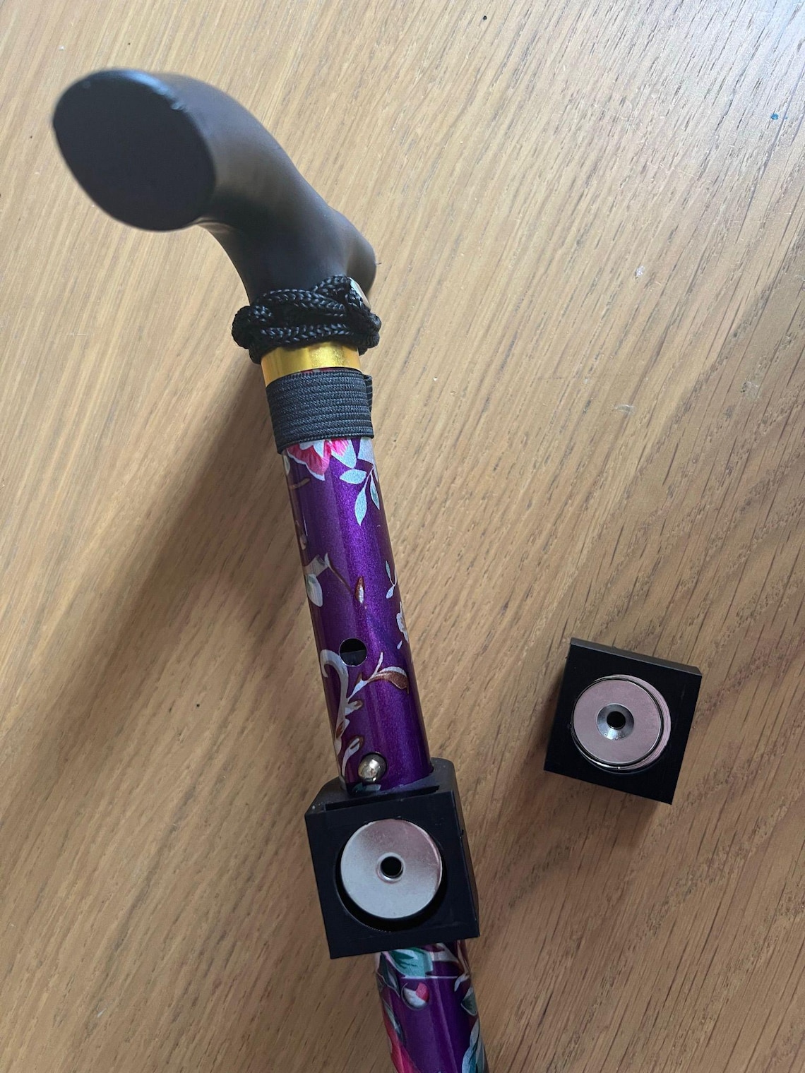 Hands-free Magnetic Cane Clip, Easy Attach/detach, Crutch Walking Stick ...