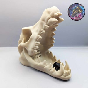 Wolf Skull Dice Tower and Ornament - Kekreations image 1