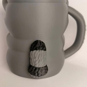 Rocky the Raccoon Ice Cream Holder - 3D Printed Cute Ice Pint Holder image 4
