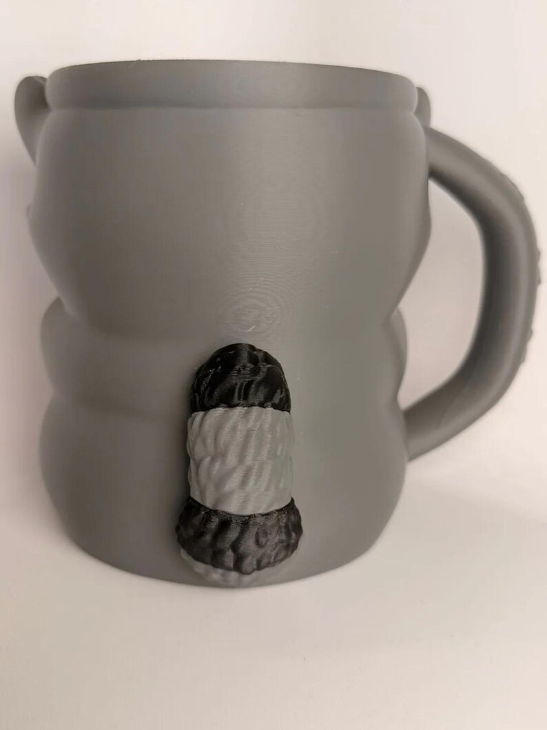 Rocky the Raccoon Ice Cream Holder - 3D Printed Cute Ice Pint Holder image 4