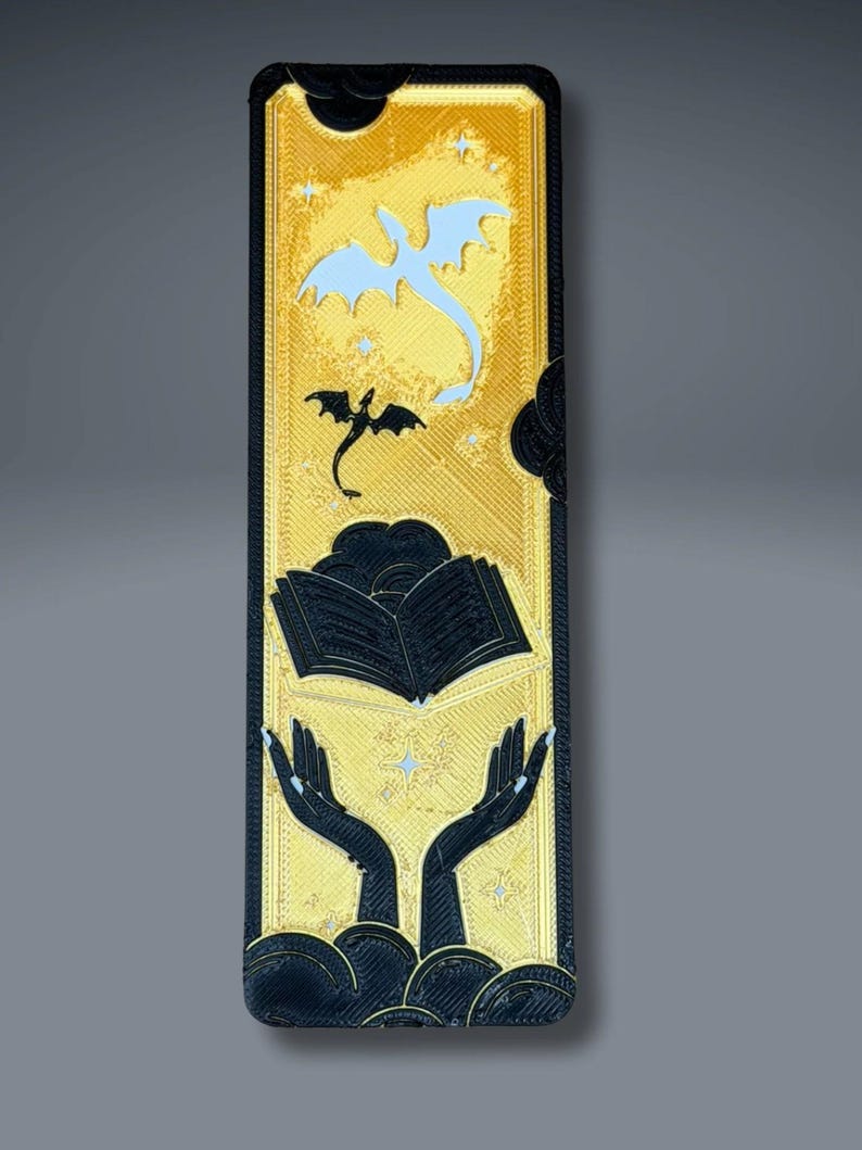 Dragon-bladwijzerset 1 - 3D-geprinte bladwijzers afbeelding 3