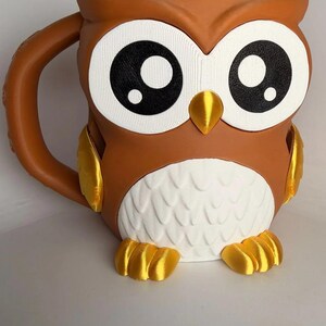 IJshouder Owlfonso de Uil - 3D-geprinte schattige ijspinthouder afbeelding 4