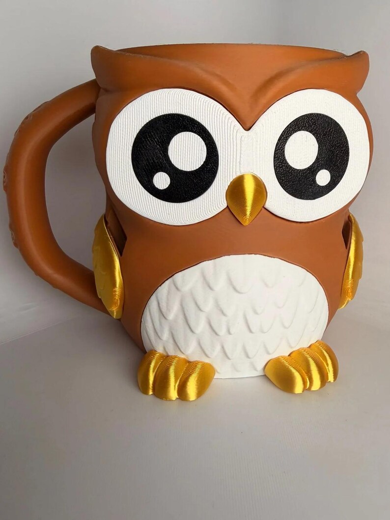 IJshouder Owlfonso de Uil - 3D-geprinte schattige ijspinthouder afbeelding 4