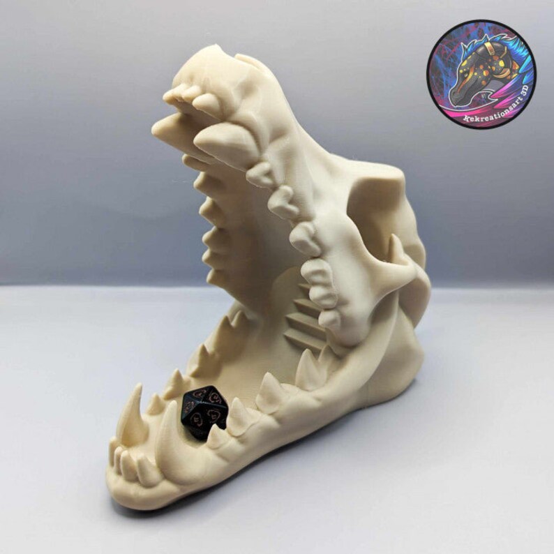 Wolf Skull Dice Tower and Ornament - Kekreations image 5