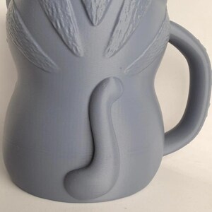 Cuddles the Cat Ice Cream Holder - 3D Printed Cute Ice Pint Holder image 4