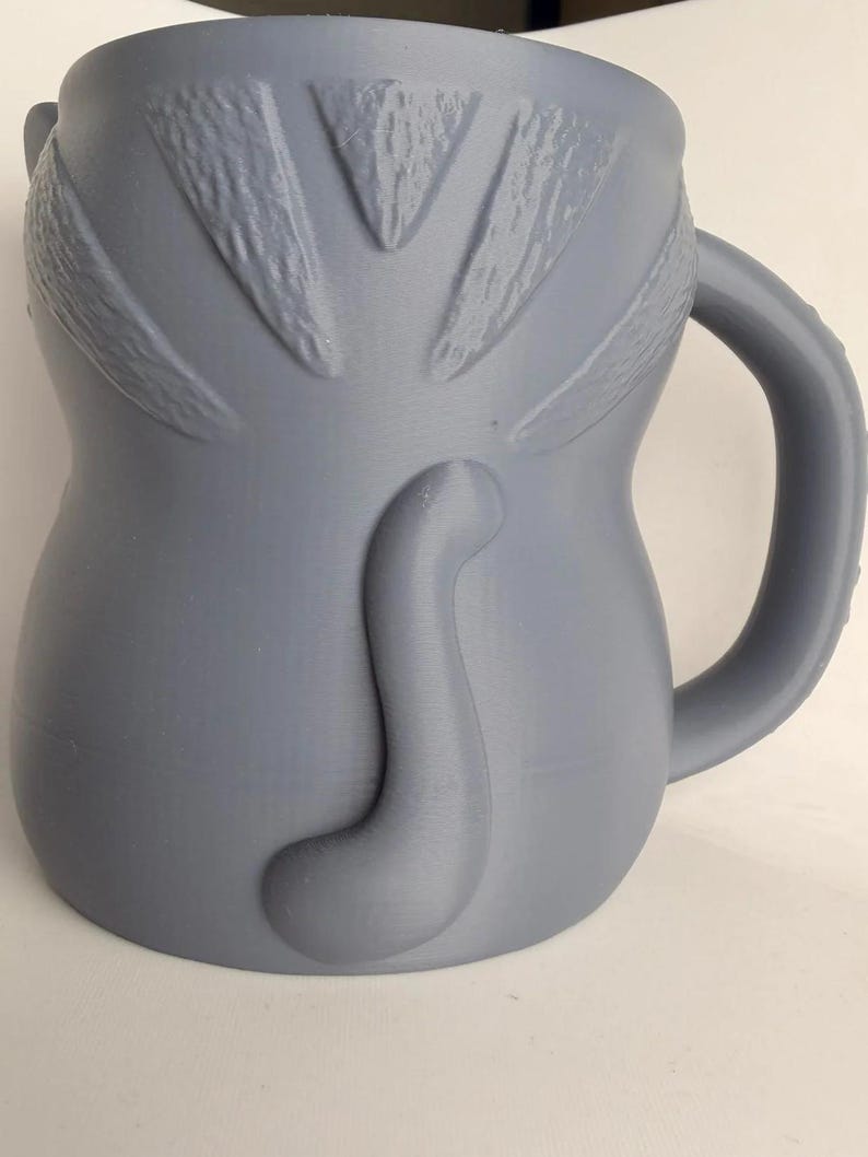 Cuddles the Cat Ice Cream Holder - 3D Printed Cute Ice Pint Holder image 4