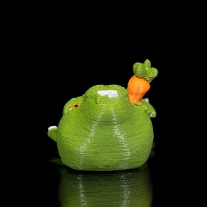 Zombunny Rabbit Keychain, Perfect for Halloween, 3D Printed Keyring Gift image 5