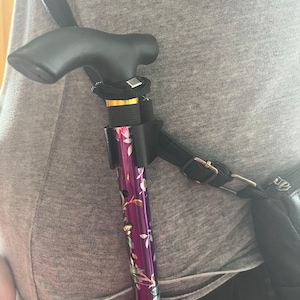 Hands-Free Magnetic Cane Clip, Easy Attach/Detach, Crutch Walking Stick Clip, Mobility Aid, Accessibility Device