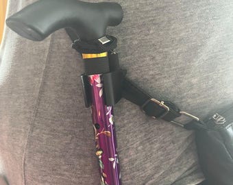 Hands-Free Magnetic Cane Clip, Easy Attach/Detach, Crutch Walking Stick Clip, Mobility Aid, Accessibility Device