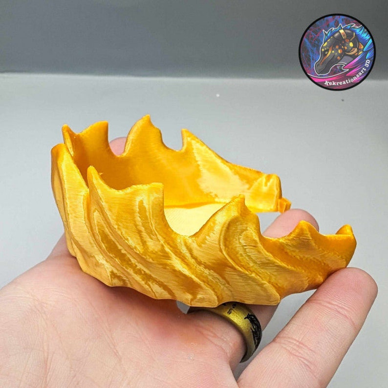 Torre de dados del dragón Wyvern que escupe fuego - Kekreations imagen 4