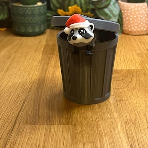 Minikerstwasbeer - verzamelobject, stressverlichting, gepersonaliseerd cadeau, feestelijk decor - Mat Mire Makes afbeelding 6