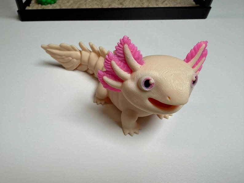 Juego interactivo Fidget Axolotl con acuario y accesorios imagen 4