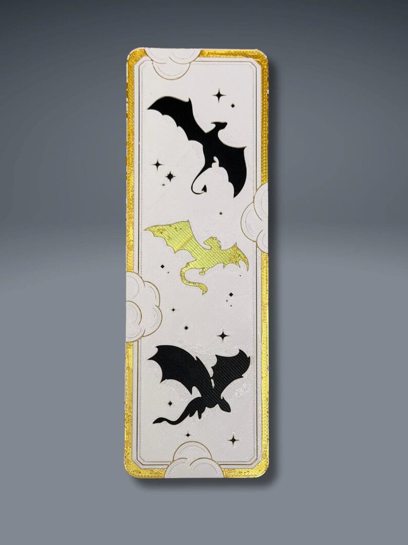 Dragon-bladwijzerset 1 - 3D-geprinte bladwijzers afbeelding 10