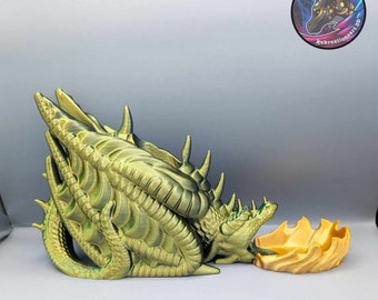 Fire Breathing Wyvern Dragon Dice Tower - Kekreations