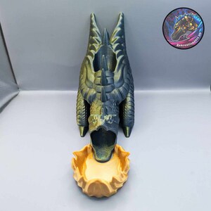 Torre de dados del dragón Wyvern que escupe fuego - Kekreations imagen 7