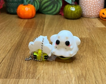Boo Bees - Collectible Display Piece, Stress Relief, Personalized Gift, Articulated Flexi - Layers in Green