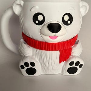 Support à glace Pawblo l'ours polaire - Joli support pour chope de glace imprimé en 3D image 3