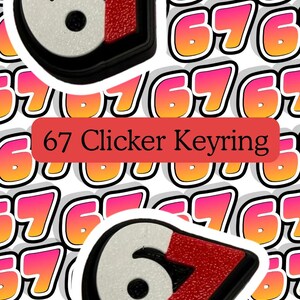 Chaveiro Fidget Clicker com 67 Memes - Alívio do Estresse, Ansiedade e TDAH - Ideal para Presente de Natal imagem 2