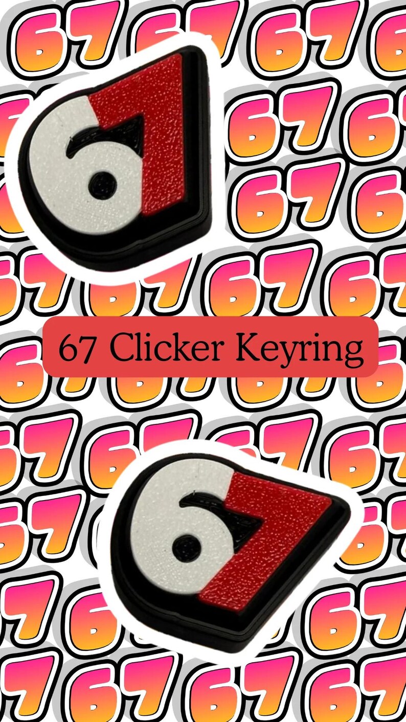 Chaveiro Fidget Clicker com 67 Memes - Alívio do Estresse, Ansiedade e TDAH - Ideal para Presente de Natal imagem 2