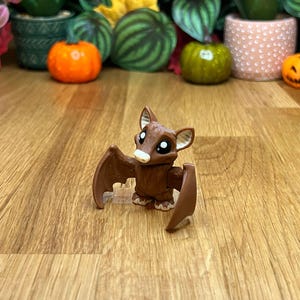 Mini Fruit Bat - Collectible Display Piece, Stress Relief Keychain, Personalized Gift - Mat Mire Makes image 3