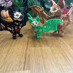 Zombat - Collectible Display Piece, Stress Relief, Personalized Gift, Articulated Flexi - Various Colors - Mat Mire Makes image 1