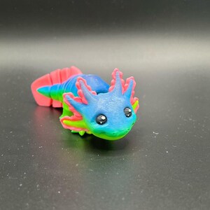 Cute Mini Fidget Axolotl - Perfect for Play and Display Multicolour