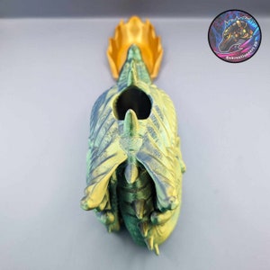 Torre de dados del dragón Wyvern que escupe fuego - Kekreations imagen 6