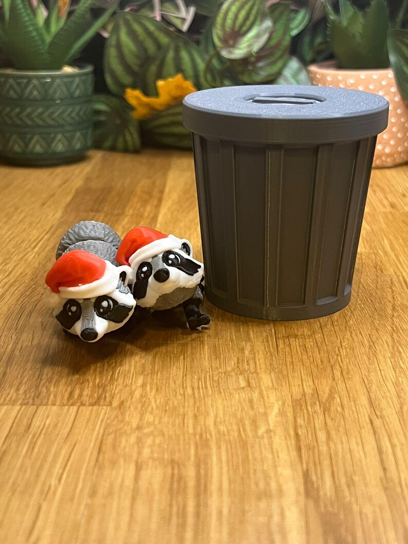 Minikerstwasbeer - verzamelobject, stressverlichting, gepersonaliseerd cadeau, feestelijk decor - Mat Mire Makes afbeelding 4