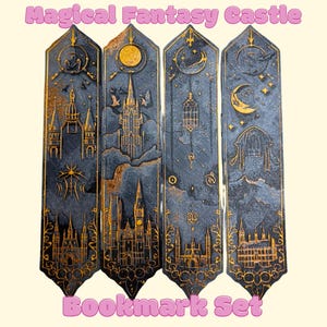 Magical Fantasy Castle Bookmark - Bookish Gifts, Bookclub, Booktok, Bookstagram