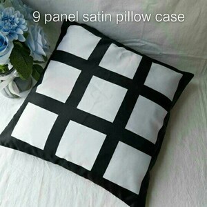 Sublimation 9 panel Pillow case / Blank Sublimation Pillow case / Sublimation Blank, Craft pillow case, Cushion Cover, Sublimation Cushion