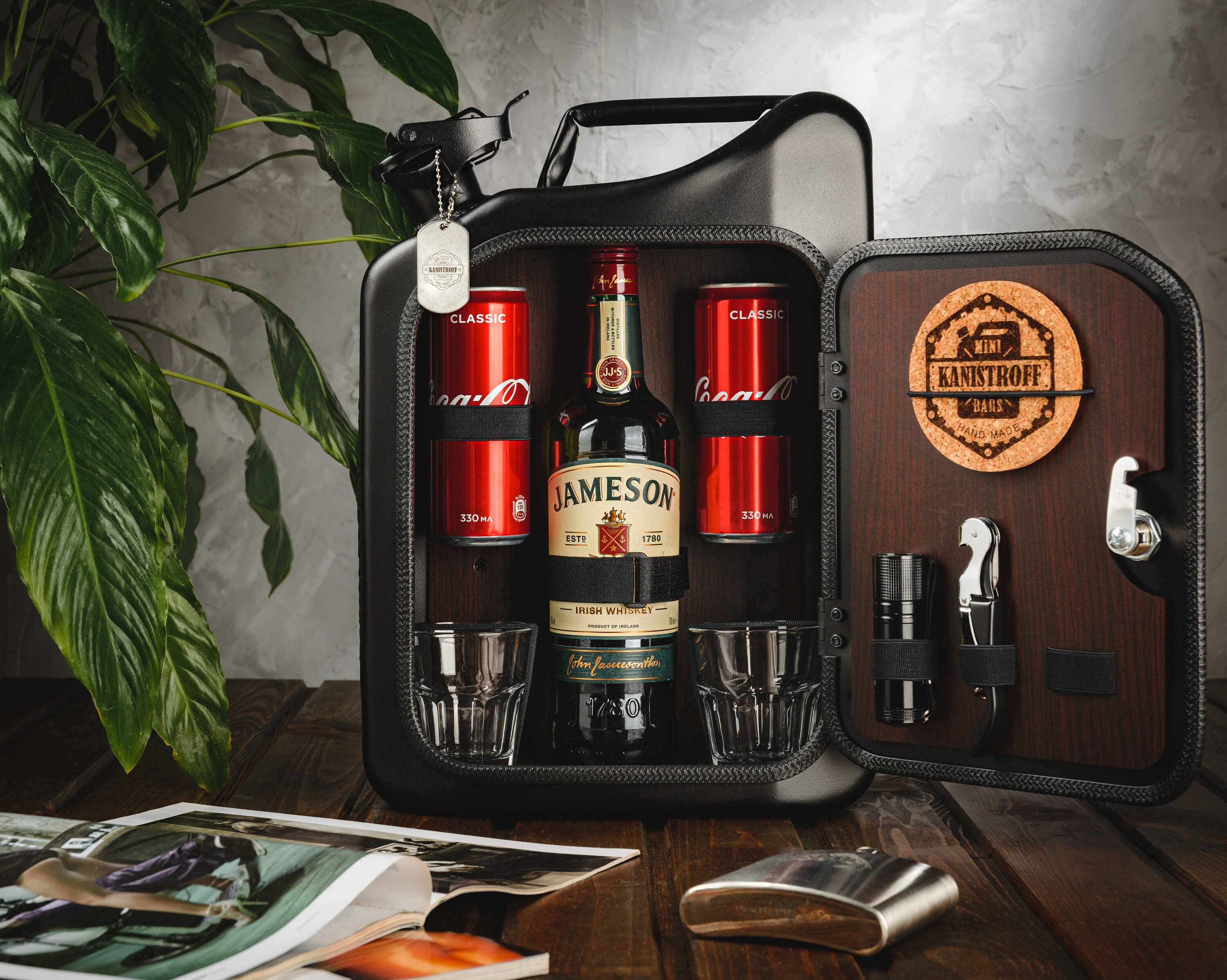 Jerry can mini bar drinks whiskey bar man cave bar Etsy