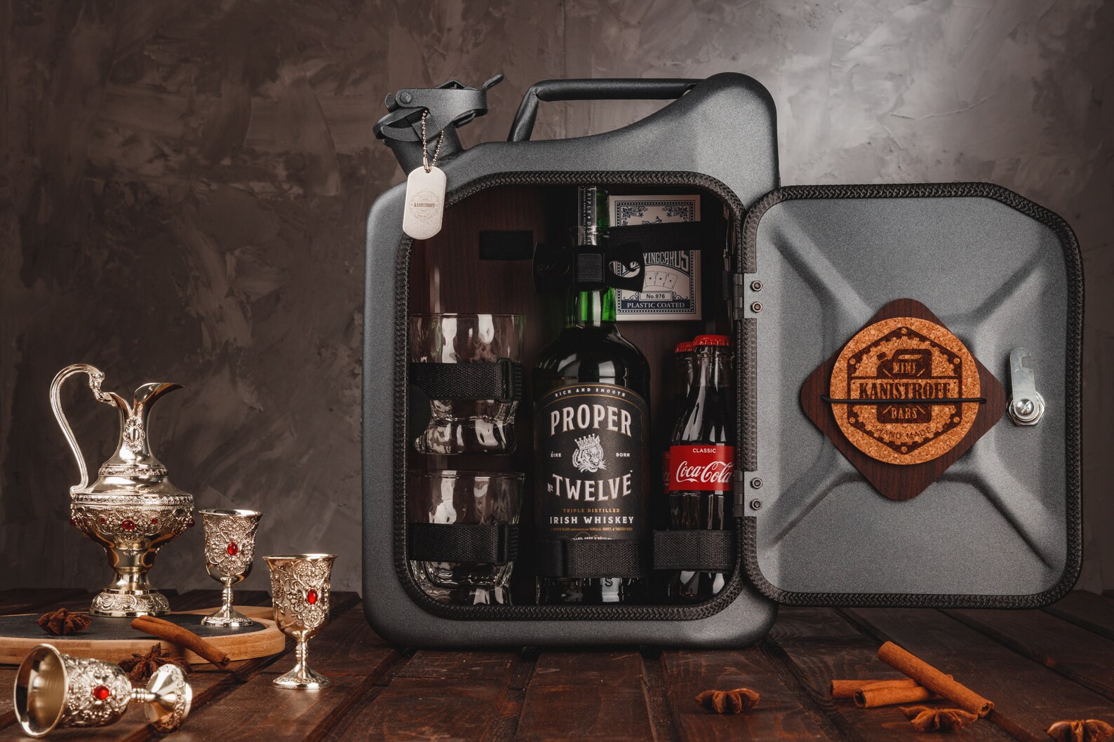 Jerry can mini bar gifts for him gifts for men man cave Etsy