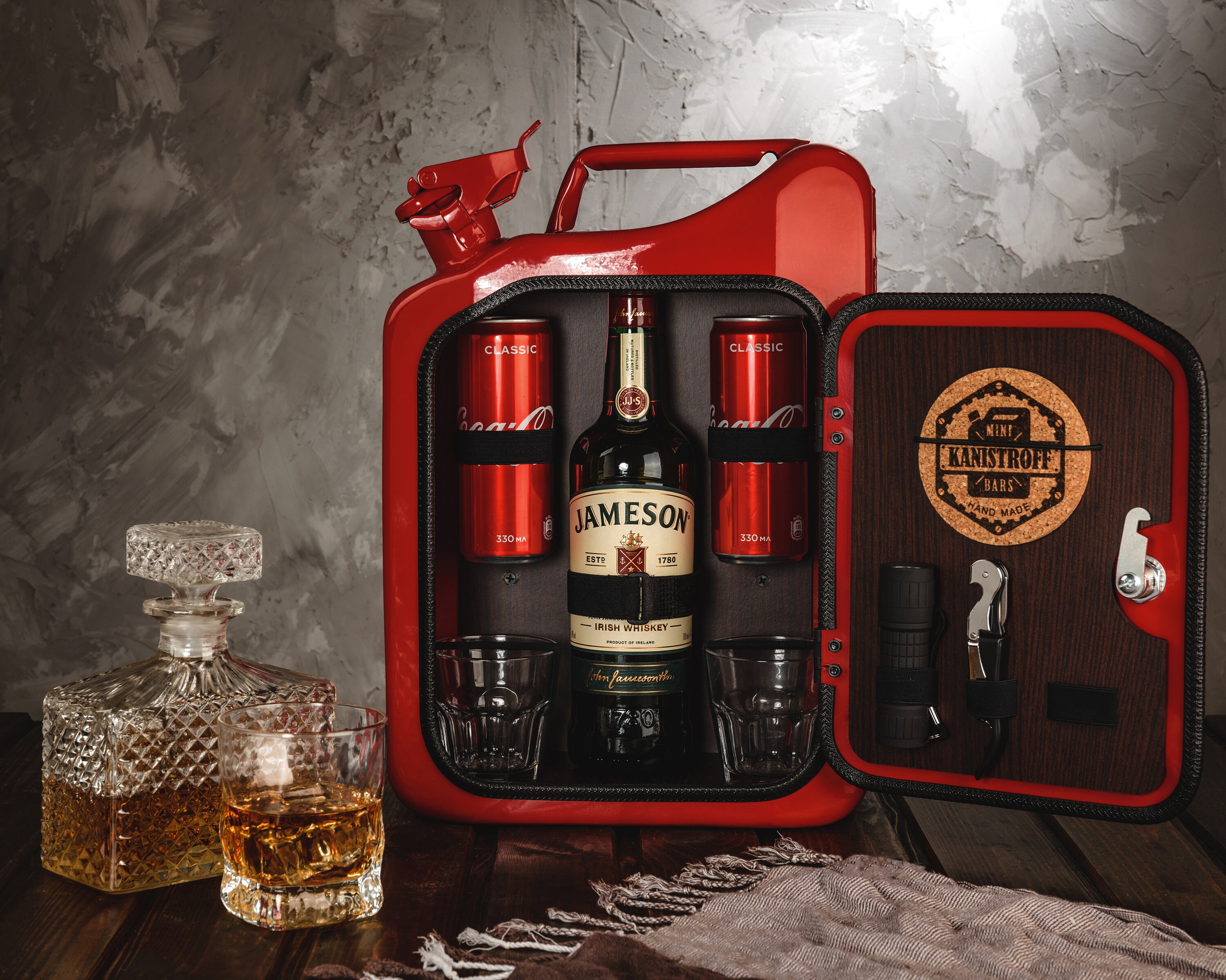 Jerry can mini bar gifts for him gifts for men man cave Etsy