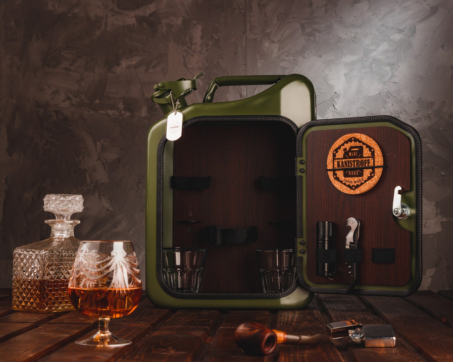 Jerry can mini bar drinks whiskey bar man cave bar Etsy