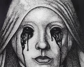 American Horror Story: Asylum Nun - Artist Signed Print