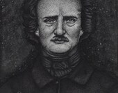 Edger Allan Poe - Artist Signed Print
