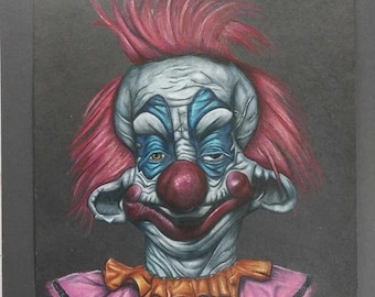 Rudy The Killer Klown - Original Drawing with signed COA