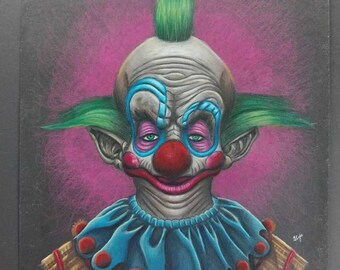 Shorty The Killer Klown - Original Drawing with signed COA