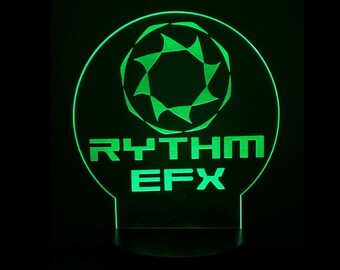 Custom Laser Engraved LED Sign: Personalized Night Light Desk Lamp