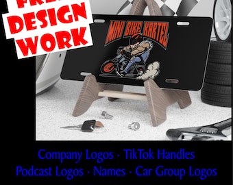 Custom Full Color Aluminum License Plate: Personalized Car Tag