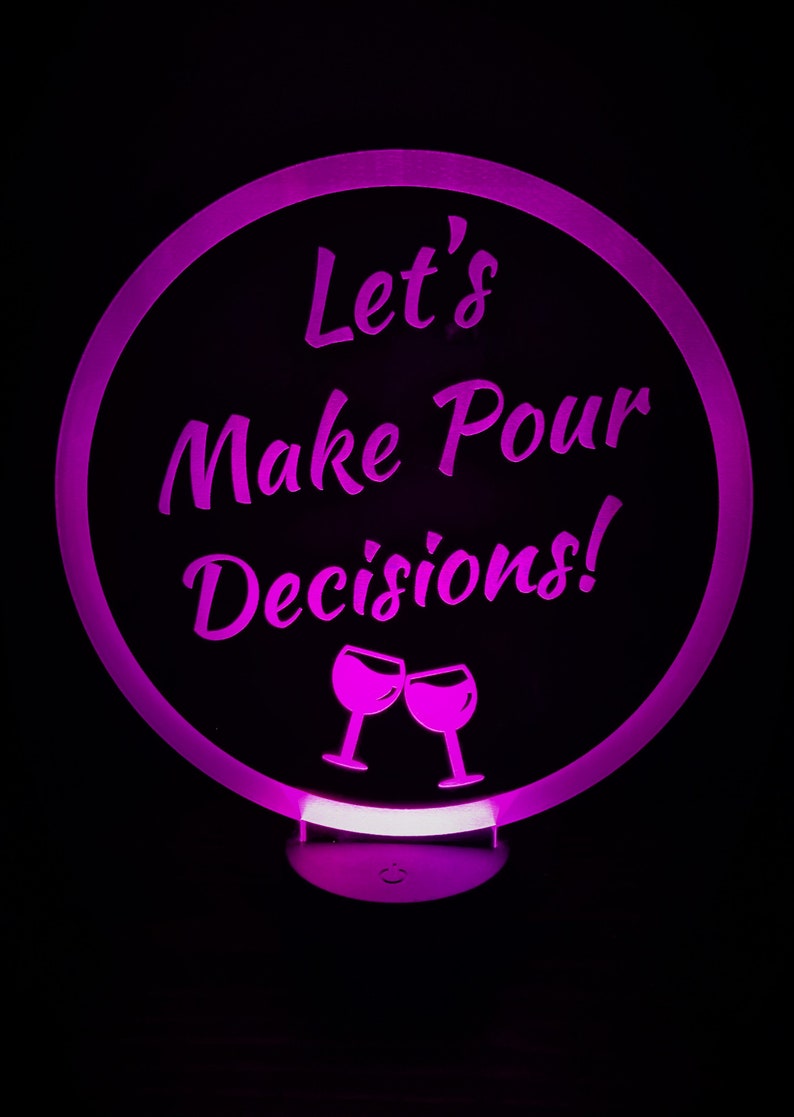 Laser Engraved LED Light up Display/sign Custom LED Sign Etsy