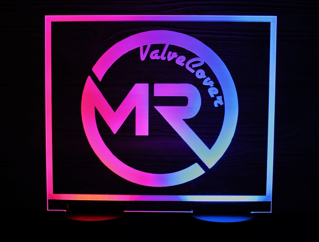 Laser Engraved LED Light up Display/sign, Custom LED Sign Etsy