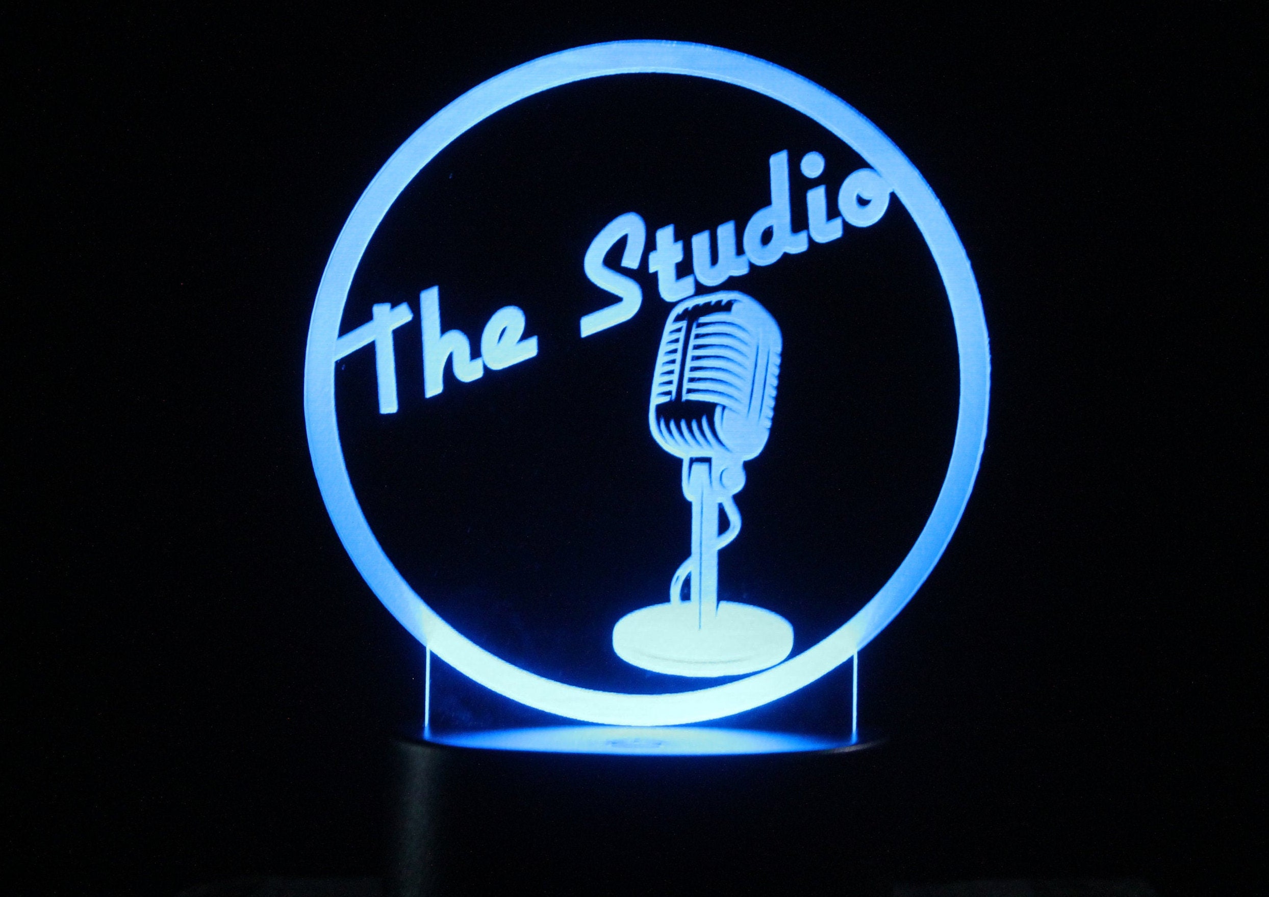Laser Engraved LED Light Up Display/Sign Custom Night Light Etsy